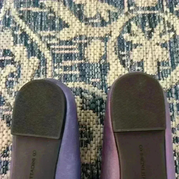 Adrienne Vittadini Blue buckle detail flat shoe Bernadine size 6 - Picture 10 of 14